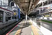 1・2番線ホーム（2024年2月）