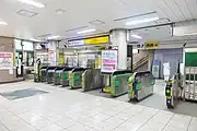改札口(2023年3月)