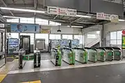 改札口（2022年8月）