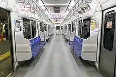 1000番台車内（2022年12月27日）
