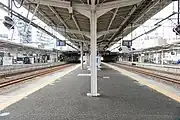 3・4番線ホーム（2023年3月）