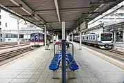 7・8番線ホーム（2023年3月）