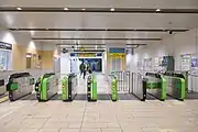 新南改札（2022年12月）