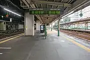 在来線2・3番線ホーム（2022年7月）