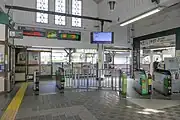 改札口(2022年4月)