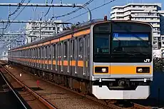 中央快速線に転属した1000番台（2022年11月11日 武蔵境駅）