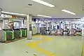 南口・京王線連絡口改札(2022年6月)