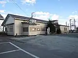震災後の旧駅舎(2013年1月)