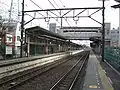 ホーム（駅舎改築前、2009年2月）