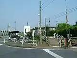 駅入口（2008年4月）