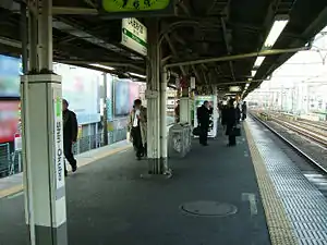 現場となった新大久保駅（2008年2月 撮影）