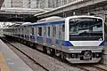 水戸線暫定運用時のE531系（2006年8月27日 勝田駅）