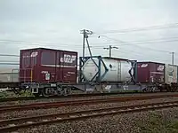 コキ106-1100(後期車)(根室本線 東庶路信号場、2007年6月5日)