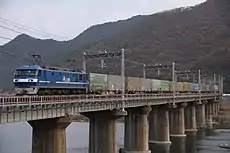 新塗装化されたEF210-6（2020年12月12日 / 熊山 - 万富）
