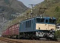 EF64 10482010年当時は伯備線のみで運用ブレーキ管以外のホース類が未装備
