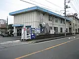 旅客駅舎東側にある事務所（2007年7月）