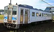 キハ54 507　「流氷物語号」ラッピング車両　（2020年8月 網走駅）