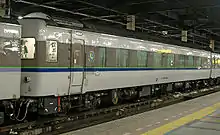 特急「利尻」にも充当されたスハネフ14-502(2008年3月3日 / 札幌駅)