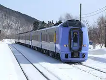 特急「スーパー宗谷」(2006年3月16日 雄信内駅)