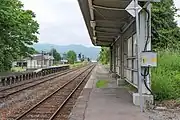 2番線ホーム(2022年6月)
