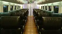 指定席車の車内（※画像は1号車後室）