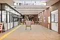 在来線改札口（2023年1月）
