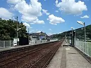 駅構内(2008年7月)