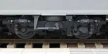 キハ260形(1300番台)のN-DT261A形台車(2007年10月18日、帯広駅)