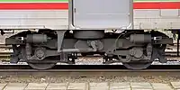 付随車用のN-TR731形台車