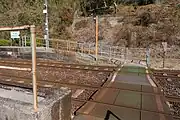 構内踏切(2021年12月)