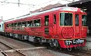 「四国まんなか千年ものがたり」（3号車 キロ185-1003）（2017年5月3日 琴平駅）