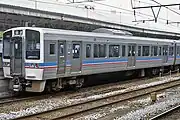 6100形 6101（2001年1月13日 / 岡山駅）
