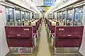 5000形の車内（普通車自由席・モケット交換後）