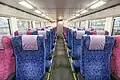 5100形の1階席車内（普通車指定席）
