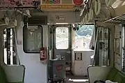 キハ54-4の運転台周り（2007年9月2日）