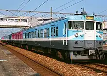 415系800番台(松任駅、2004年7月5日)