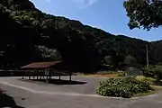 廃線後の駅全体（2019年10月）