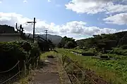 廃線後の駅構内（2019年9月）