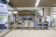 改札口（2022年9月）