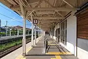 1番線ホーム(2022年7月)