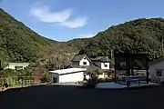 廃線後の駅入口（2019年10月）