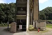 駅入口（廃止後）