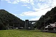 駅全景（廃止後）
