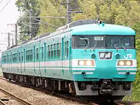 117系オーシャンブルー色車(和歌山色)
