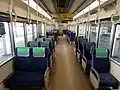 2500番台3次車の車内（座席モケット変更後）