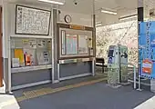 改札口（2022年4月）
