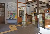 改札口（2022年4月）