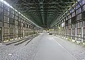 シェルター連絡通路（2022年5月）