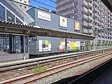1番線ホーム（2022年9月）