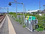2番線ホーム東側改札（2022年9月）